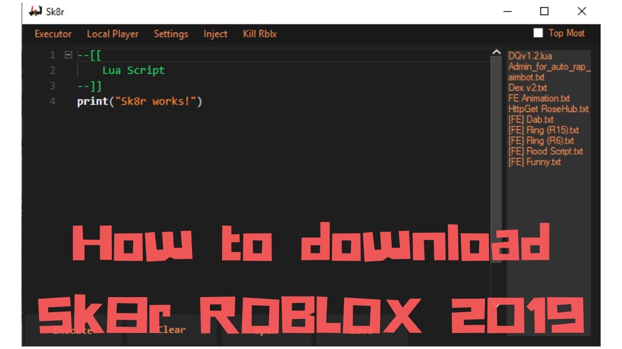 roblox script injector free download